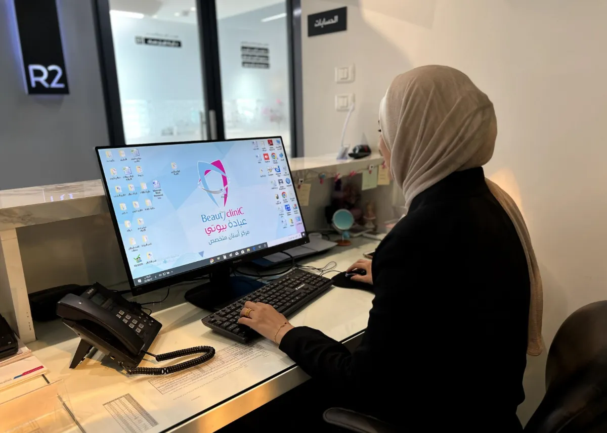 واجهة نظام إدارة المرضى في ClinicMate